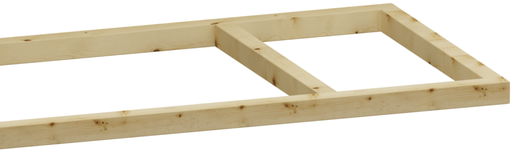 cadre en bois du panneau acoustique lina